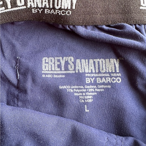 2 Pairs Grey’s Anatomy Scrub Pants Large - Picture 2 of 6